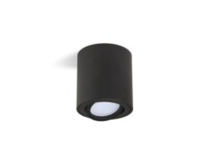 Tuba sufitowa spot czarna regulowana 80x84 KPLAHCZ Kobi