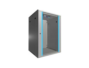 Szafa rack montowana na ścianie Extralink 18U 600x600 Szara