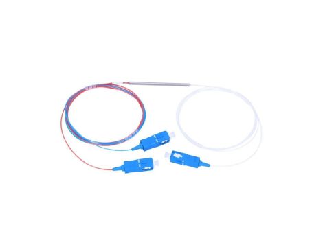Splitter 45:55, 900um, 1m Extralink 1:2 FBT SC/UPC