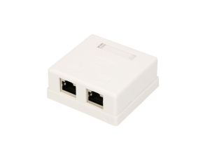 Gniazdo natynkowe 2x RJ45 KAT5E STP Extralink