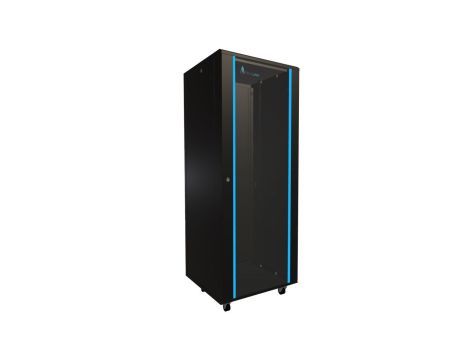 Szafa rack stojąca Extralink 32U 600x600 Czarna