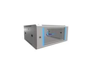 Szafa rack montowana na ścianie Extralink 4U 600x600 Szara