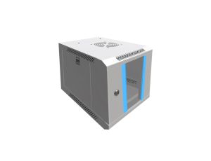 Szafa rack montowana na ścianie Extralink 4U 10 Szara