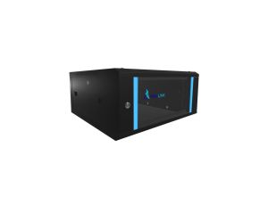 Szafa rack montowana na ścianie Extralink 4U 600x600 Czarna