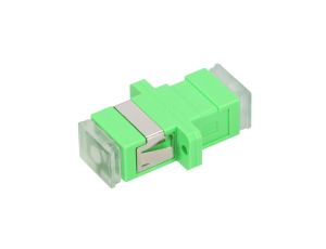 Adapter Jednomodowy, Simplex, z bezbarwnymi zaślepkami Extralink SC/APC