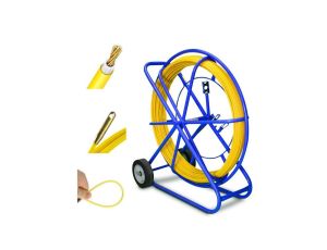 Pilot do przeciągania kabli włókno szklane FRP, śr. 11mm, dł. 150m, żółty Extralink Pilot 11mm 150m