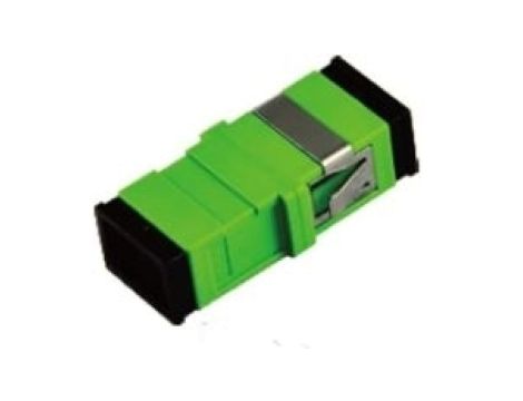 Adapter jednomodowy, Simplex bez kołnierza zielony SC/APC Extralink