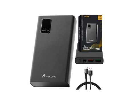 Powerbank Power bank, Fast Charging, USB-C Extralink EPB-067B 10000mAh Czarny