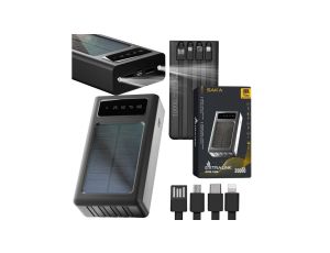 Powerbank Solar Power bank, USB-C Extralink EPB-092 20000mAh Czarny