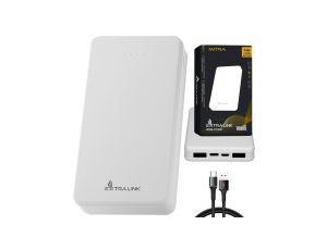 Powerbank Power bank, USB-C Extralink EPB-078W 10000mAh Biały