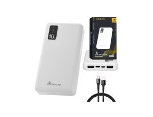 Powerbank Power bank, USB-C Extralink EPB-098W 10000mAh Biały
