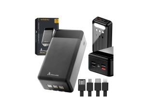 Powerbank Power bank, Fast Charging, USB-C Extralink EPB-124 30000mAh Czarny
