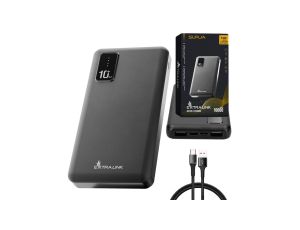 Powerbank Power bank, USB-C Extralink EPB-098B 10000mAh Czarny