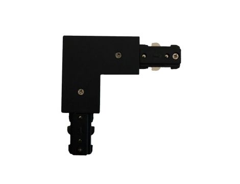 Łącznik szynowy katowy L 1F czarny LP-552-S-BK Light Prestige