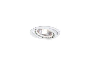 Oczko sufitowe NERO białe ruchome do salonu gwint AR111 LP-4424/1RS WH movable Light Prestige
