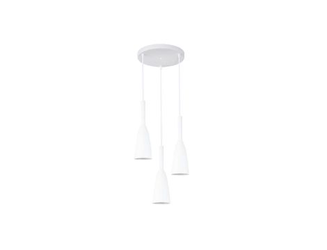 Stylowa lampa wisząca SOLIN biała do salonu 3xE27 LP-181/3P WH Light Prestige