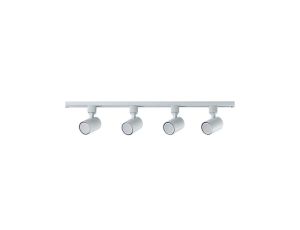Komplet szynowy Snow SET 1 fazowy biały 160cm 4 reflektorki GU10 LP-737 WH SET Light Prestige