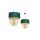 Lampa wisząca ALMERIA GREEN/GOLD 1xE27 MLP6452 Milagro