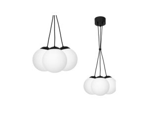 Lampa wisząca LIMA BLACK 3xE14 MLP6523 Milagro