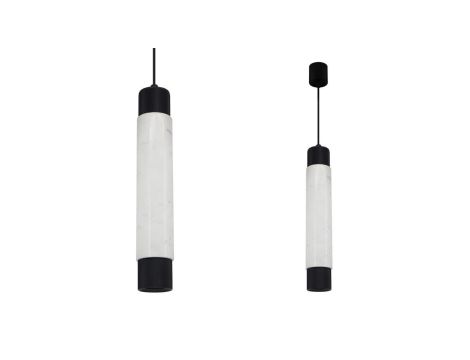 Lampa wisząca MARBLE WHITE/BLACK 1xGU10 ML6341 Milagro