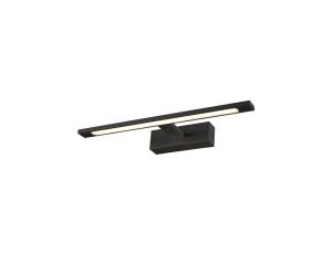 Kinkiet LED ISLA nad lustro w łazience czarny barwa neutralna IP44 GS-LWB-12W BK Light Prestige
