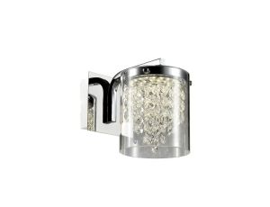 Kinkiet z dekoracyjnymi kryształkami CANTOS chromowany LED 4000K LP-1114/1W Light Prestige