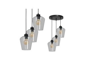 Lampa wisząca SANTIAGO CLEAR 3xE27 MLP6611 Milagro