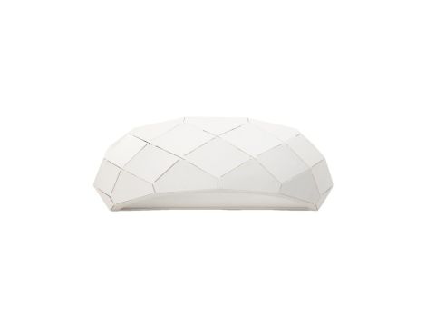 Kinkiet Reus z dekoracyjnym białym kloszem do przedpokoju LP-8069/1W WH Light Prestige