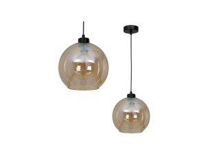 Lampa wisząca SOFIA AMBER 1xE27 MLP6578 Milagro