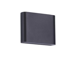 Elewacyjny kinkiet SAPRI czarny góra dół LED barwa naturalna LP-1556/1W BK Light Prestige