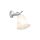 Kinkiet Bali biały tkanina LP-5031/1W WH Light Prestige