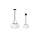 Lampa wisząca SPARTA BLACK / GOLD 3xE14 MLP6499 Milagro