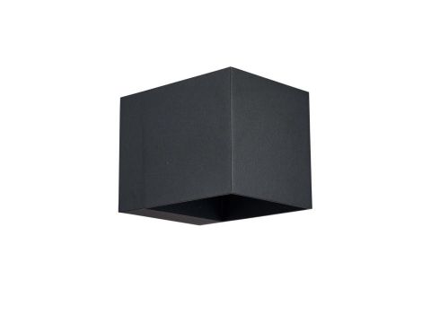 Kinkiet ścienny czarny góra-dół ALASKA do stylowych pomieszczeń LP-104/1W BK Light Prestige
