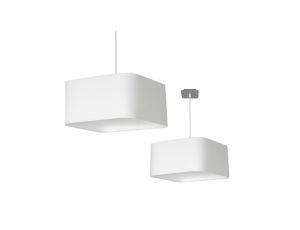Lampa wisząca NAPOLI WHITE/CHROME 1xE27 ML6362 Milagro