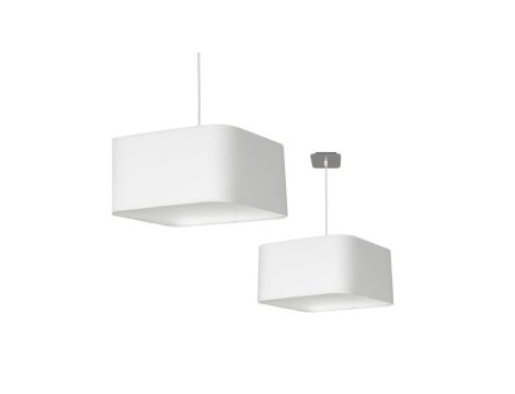 Lampa wisząca NAPOLI WHITE/CHROME 1xE27 ML6362 Milagro