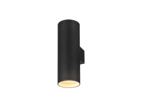 Kinkiet w kształcie tuby dwukierunkowy TORRE czarny 2xGU10 LP-108/1W BK Light Prestige