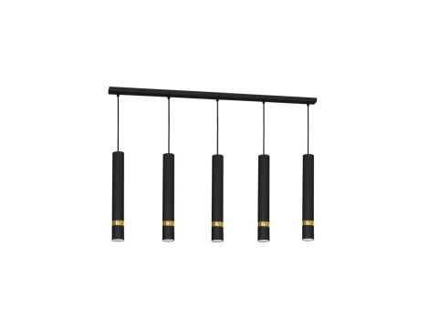 Lampa wisząca JOKER BLACK/GOLD 5xGU10 MLP6121 Milagro