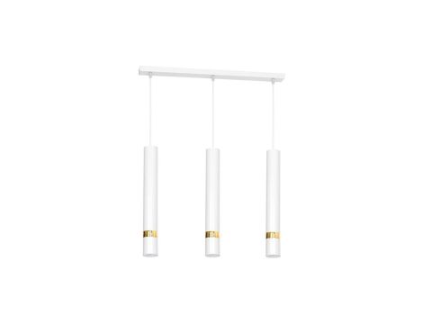 Lampa wisząca JOKER WHITE/GOLD 3xGU10 MLP6082 Milagro