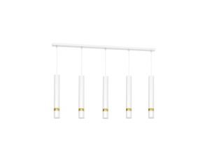 Lampa wisząca JOKER WHITE/GOLD 5xGU10 MLP6122 Milagro