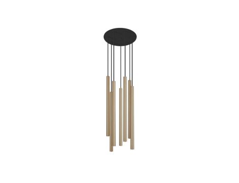 LAMPA WISZĄCA LASER 7 8921 STARE ZŁOTO Nowodvorski