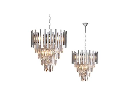 Żyrandol ASPEN II CHROME 9xE14 ML5997 Milagro