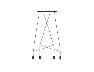 LAMPA WISZĄCA IMBRIA BLACK IV 9192 Nowodvorski