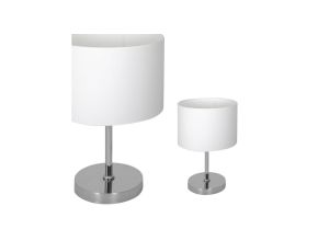 Lampka stołowa CASINO WHITE/CHROME 1xE27 ML6375 Milagro