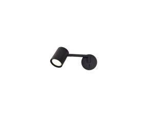 Kinkiet z wysięgnikiem SNOW czarny LP-731/1WL BK Light Prestige