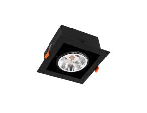 Oprawa Podtynkowa Plaza 1xGU10 AR111 Czarna ML4740 Milagro