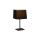 Lampka nocna MARBELLA czarna na gwint E27 z kloszem LP-332/1T BK Light Prestige