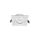 Oczko sufitowe kwadratowe ruchome IP20 White EKZ312 Milagro
