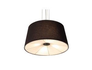 Lampa wisząca BALI nad stół z kloszem w kształcie dzwonu LP-1322/1P BK Light Prestige