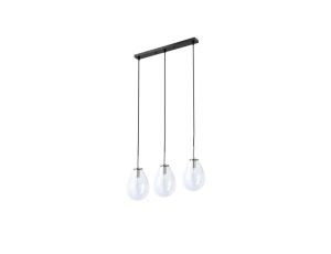 Lampa z trzema szklanymi zwisami FONDI nad blat stołu gwint E14 LP-1214/3L Light Prestige