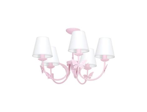 Żyrandol ALICE PINK 5xE14 MLP964 Milagro